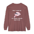 Mental Health Day Long Sleeve Tee — “Don’t Judge Me, I’m Taking a Mental Health Day”