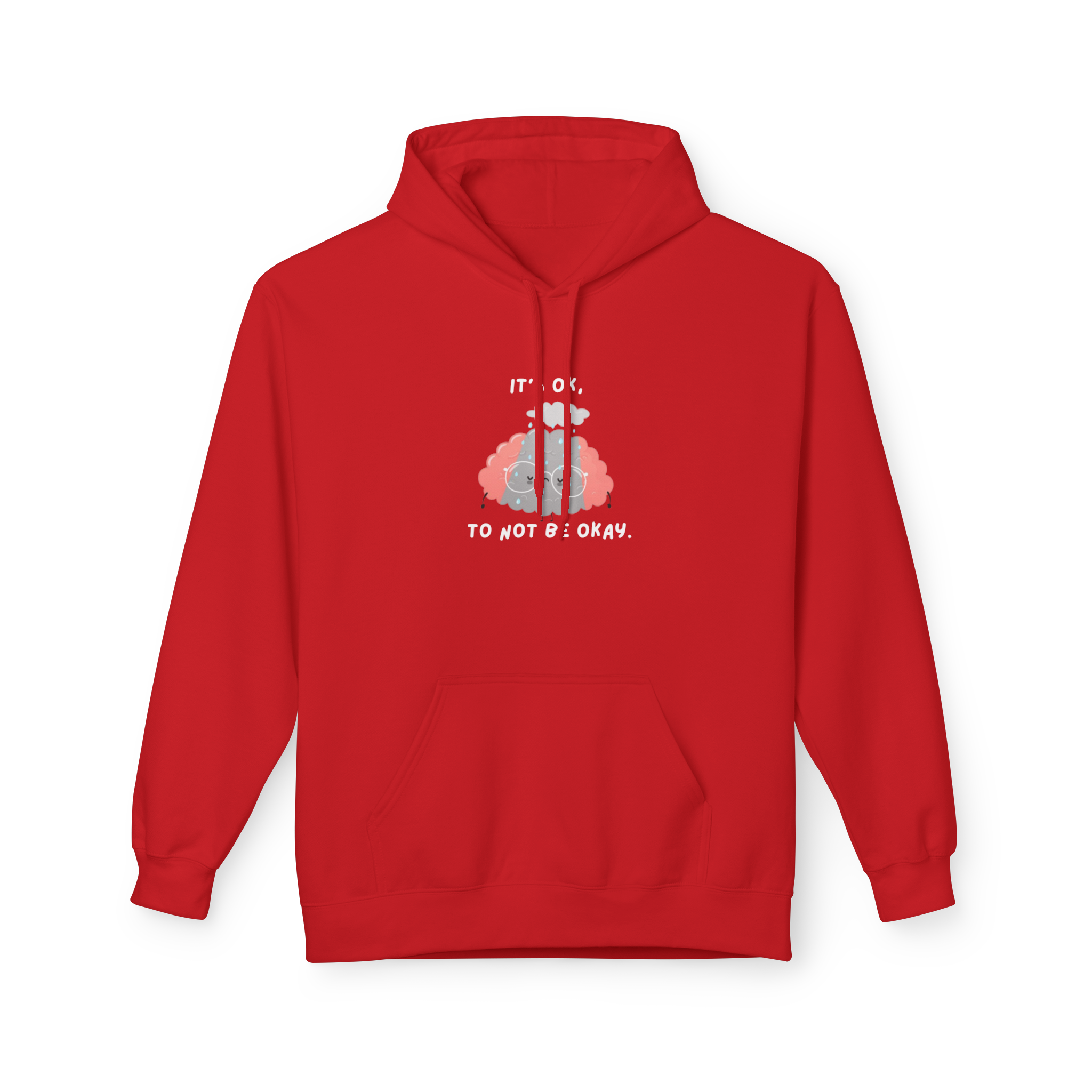 Emotional Brain Crying in the Rain Hoodie