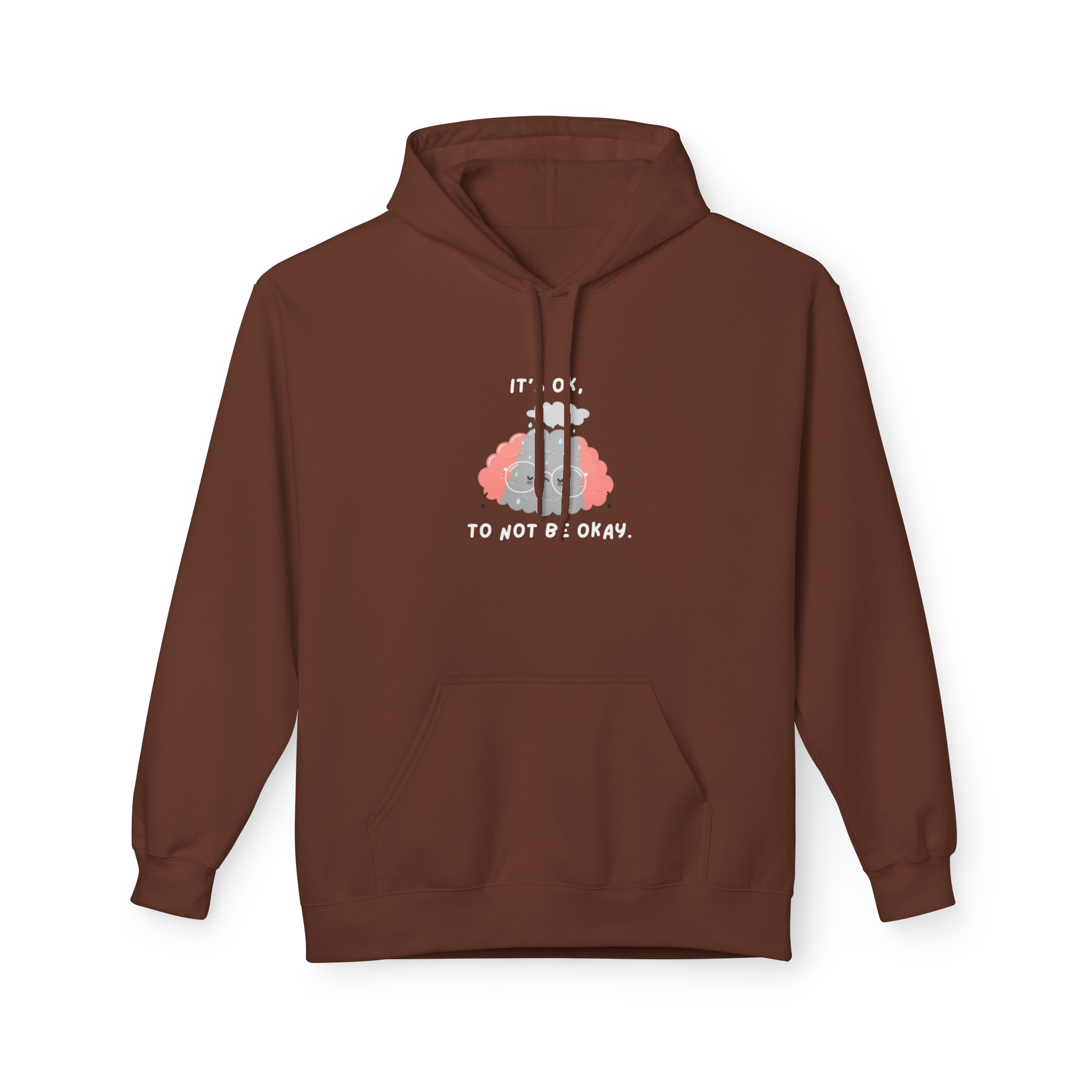 Emotional Brain Crying in the Rain Hoodie
