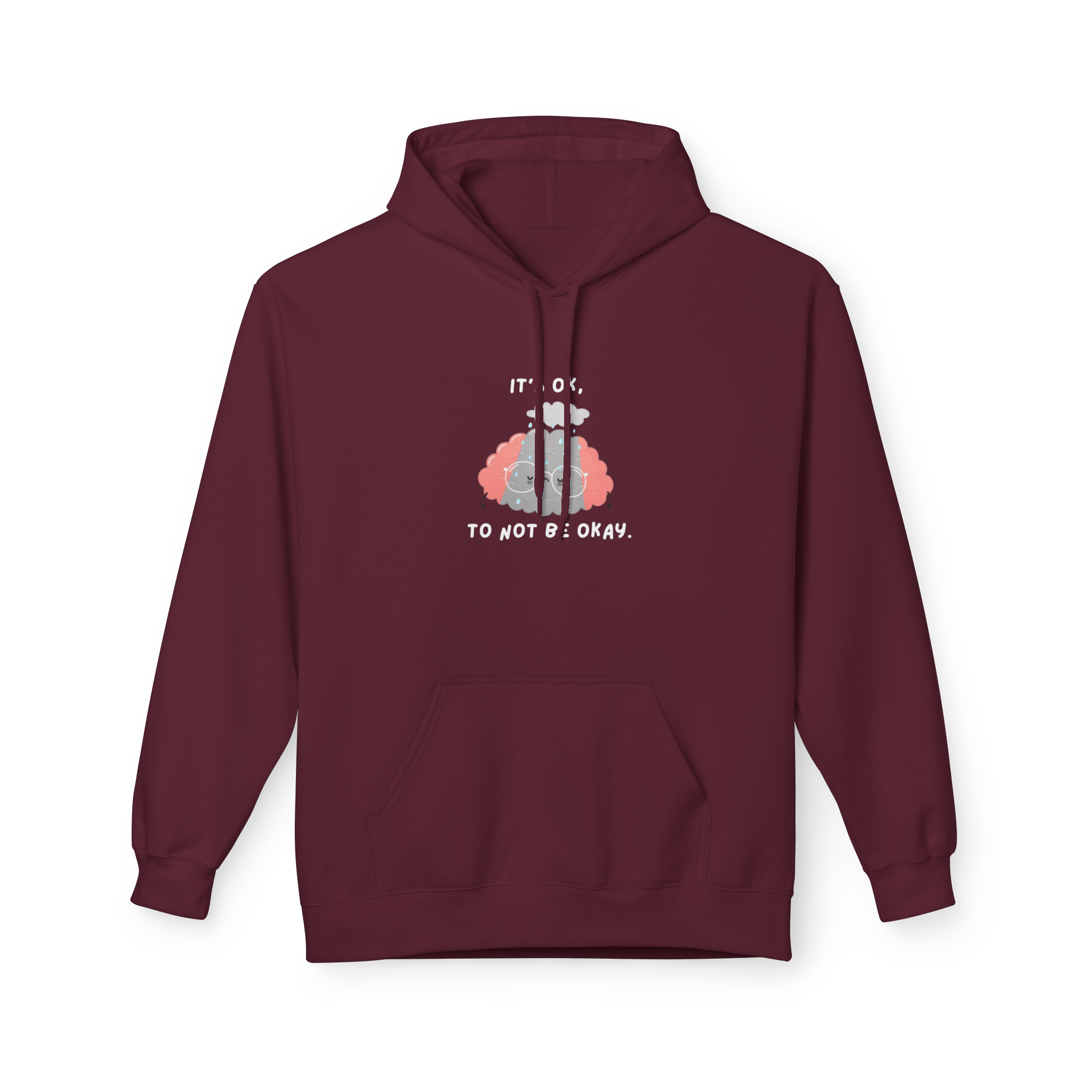 Emotional Brain Crying in the Rain Hoodie